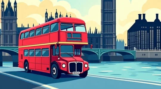 bus tour in London